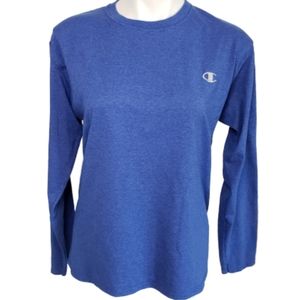 Champion > Classic Logo Heathered Long Sleeve Tee
